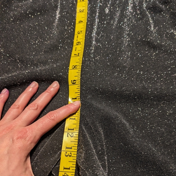 VINTAGE Karin Stevens Sparkly Culottes cropped pant - Picture 4 of 8